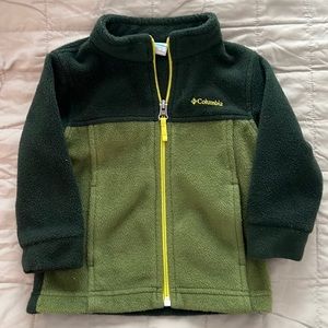 Columbia Kids Jacket - Dark Green and Light Green
